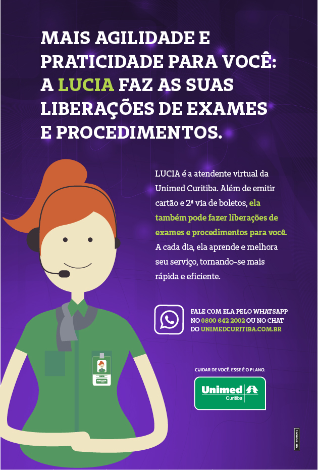 Libere seus exames e procedimentos com a LUCIA