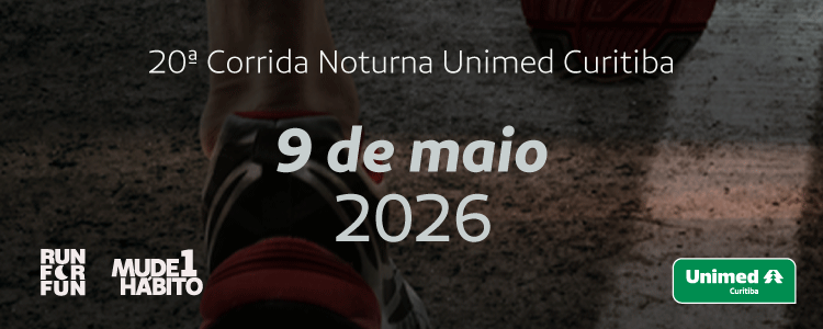 capa save the date 20ª Corrida Noturna 