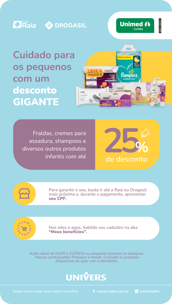 Droga Raia - maio de 2024 - produtos infantis