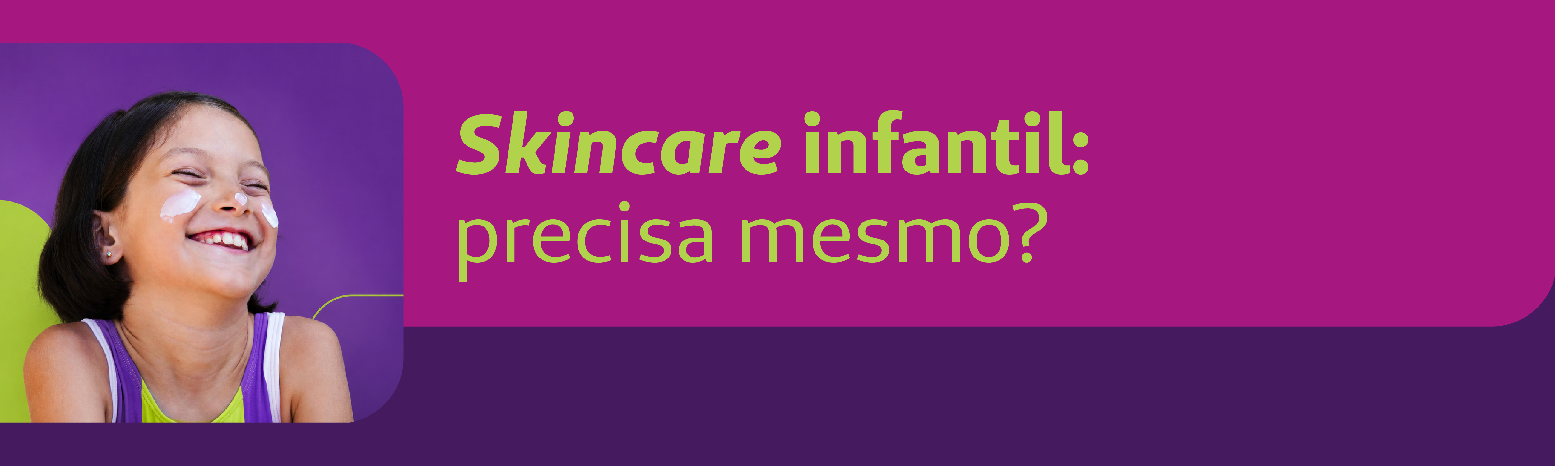 banner skincare infantil