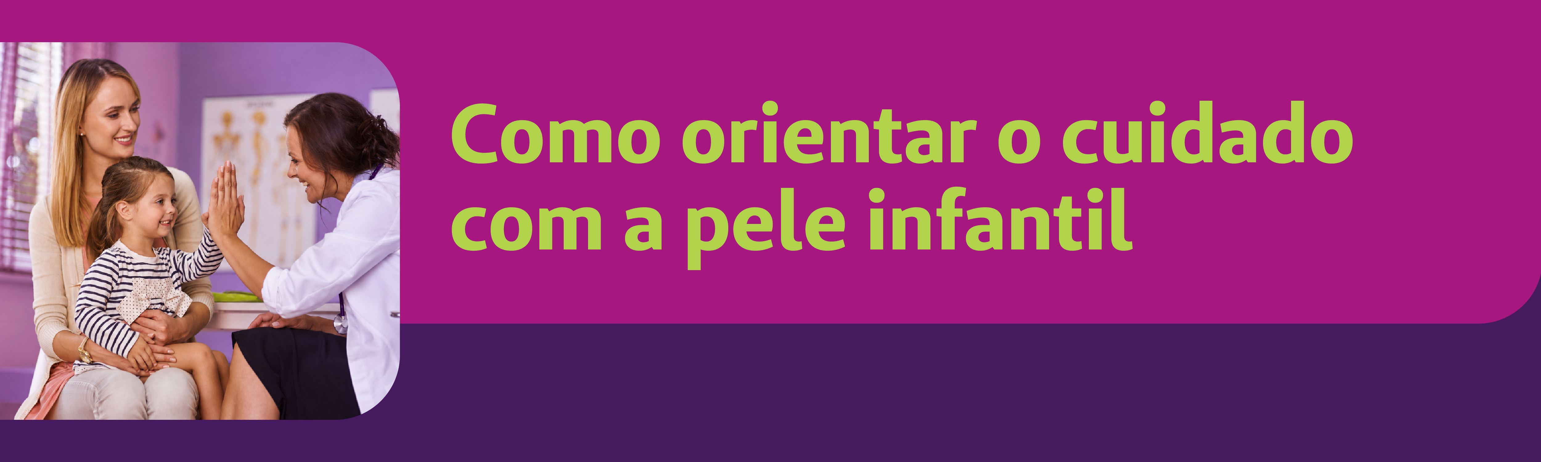 skincare infantil banner