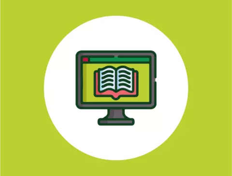 icone ebook e-book informativo artigo